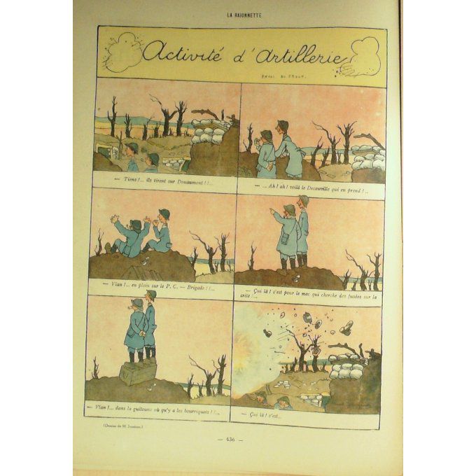 La Baïonnette 1918 n°158 (Des gouts et des couleurs) NAM SAUVAGE JEANJEAN IRIBE BAILLE