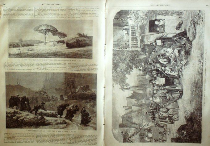 L'Univers illustré 1861 # 158 Mendoza séisme Crau d'Hyères (83) Wilkie Collins Jacques, Reynolds