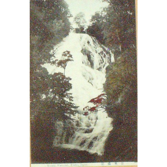 Cpa Japon Nikko Yudaki Waterfall 1908