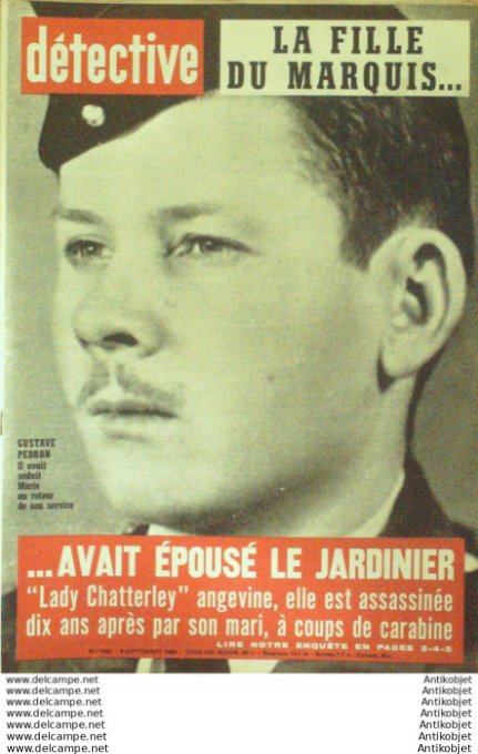 Détective 1966 # 1054 Chaulnes Les Yveteaux Brézé Jonchère-St-Maurice Ambazac