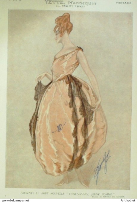 Fantasio 353 1921 Borne JeanJean De Goyon Zaliouk Mirande Lorenzi