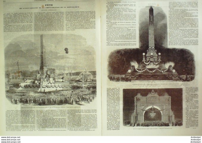 L'Illustration 1850 n°375 Italie FLORENCE Allemagne EISENACH WORDSWORTH