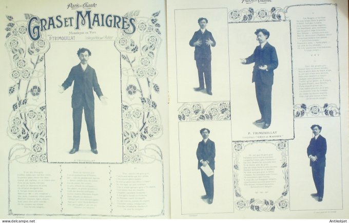 Paris qui chante 1904 #57 Lanthenay Stritt Stelly Trimouillat Delphin
