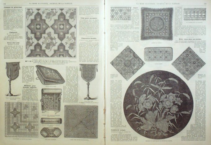 Journal Mode illustrée 1870 # 15 Costume de printemps 