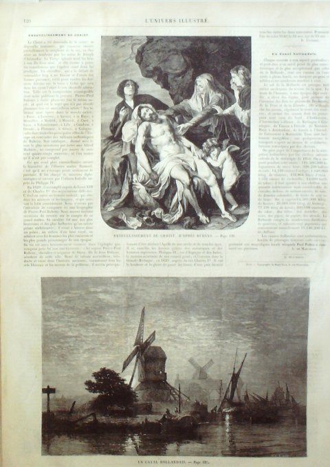 L'Univers illustré 1858 #  15 Benvenuto Cellini Usa Sa Francisco Fraze'rs river Rubens
