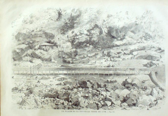 L'Univers illustré 1858 #  15 Benvenuto Cellini Usa Sa Francisco Fraze'rs river Rubens