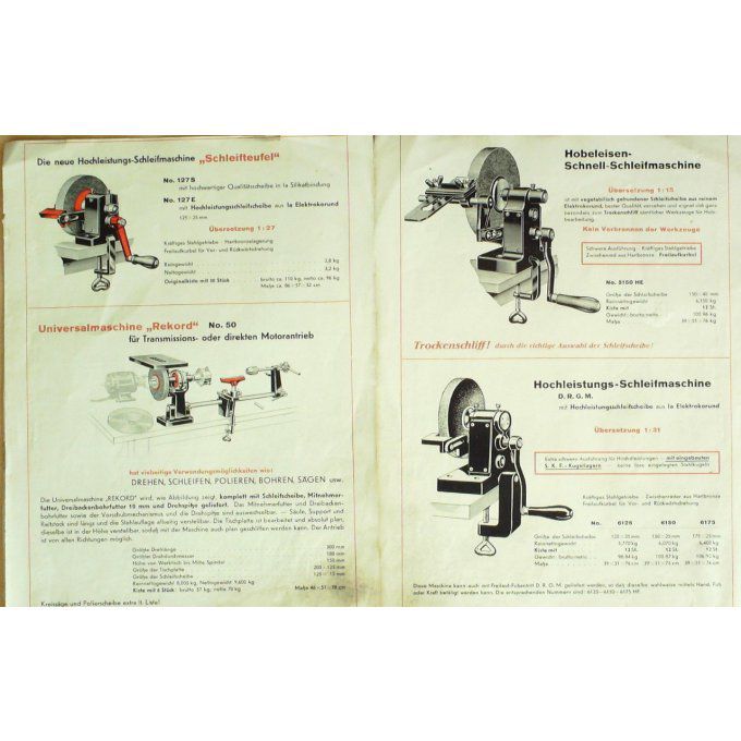 Catalogue PAUL THIELEN outillage meubles  BRUXELLES 1935