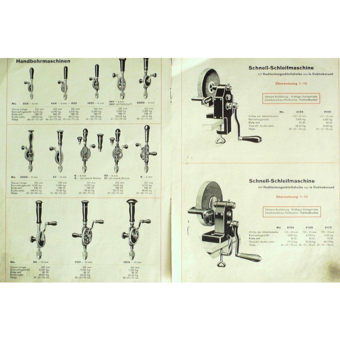 Catalogue PAUL THIELEN outillage meubles  BRUXELLES 1935