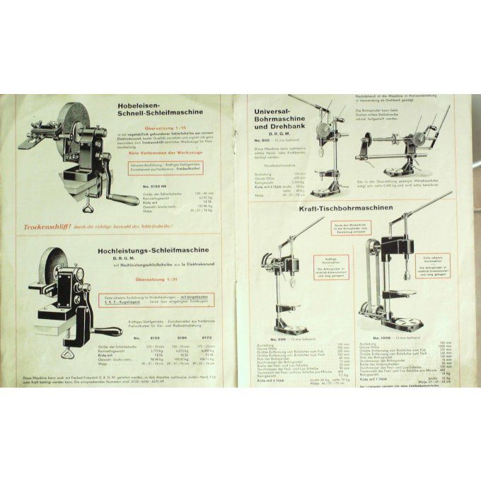 Catalogue PAUL THIELEN outillage meubles  BRUXELLES 1935