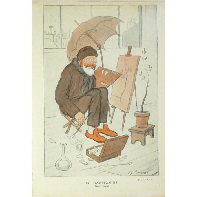 BARRERE-HARPIGNIES PEINTRE-1923
