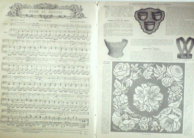 Journal Mode illustrée 1869 # 15 Toilettes de promenade