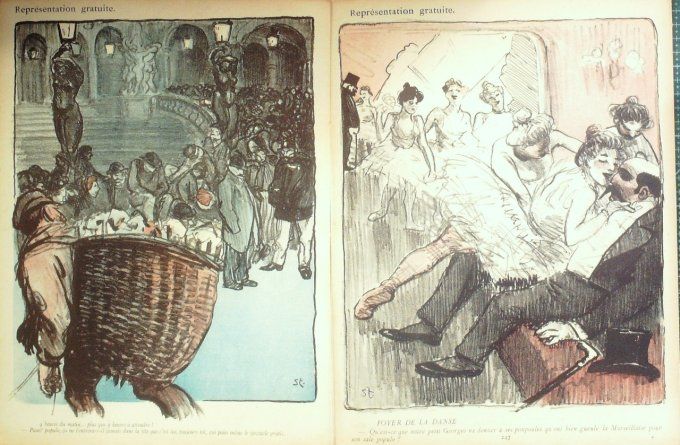 L'Assiette au beurre 1901 n° 15 S.E Grand électeur prépare les canons Hermann