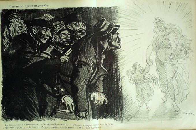 L'Assiette au beurre 1901 #  15 S.E Grand électeur prépare les canons Hermann