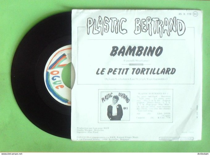 Juvet Patrick 45T SP Le petit tortillard 1978