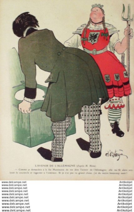L'Assiette au beurre 1910 # 514 Les Dessous de Germania Ostoya