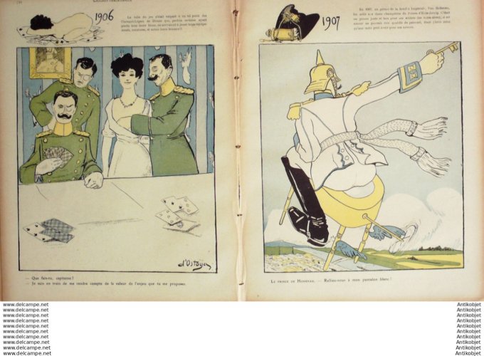 L'Assiette au beurre 1910 # 514 Les Dessous de Germania Ostoya