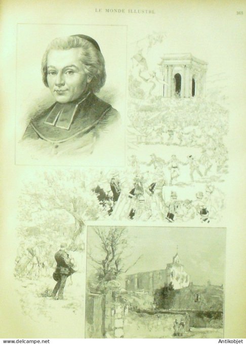 Le Monde illustré 1884 n°1419 Séville pré Santa-Augusta Montpellier (34) abbé Fabre