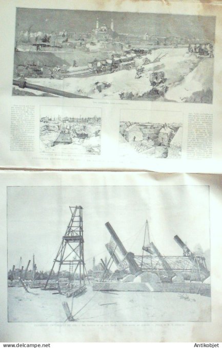 Le Monde illustré 1887 n°1586 Toulouse (31) Reichshoffen (67) Tour Eiffel