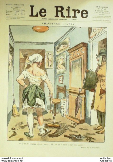 Le Rire 1922-02-11 # 158 Journal humoristique Ed.Originale Music-Hall