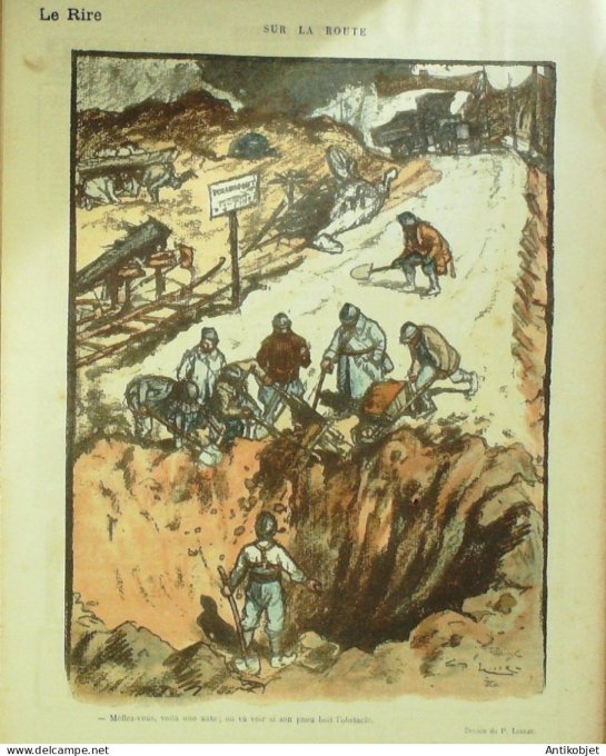 Le Rire Rouge 1918-03-16 # 174 Journal humoristique Ed.Originale L'Occident