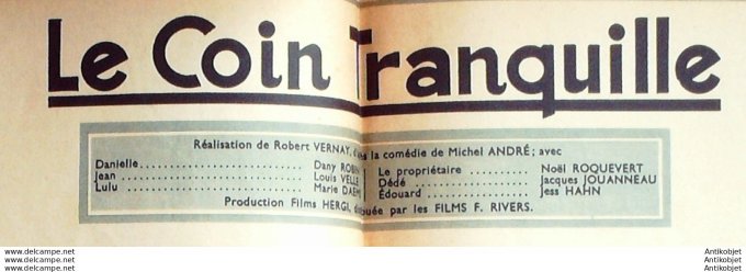 Le témoin à abattre nina Foch Albert Dekker Jan Merlin  + Film