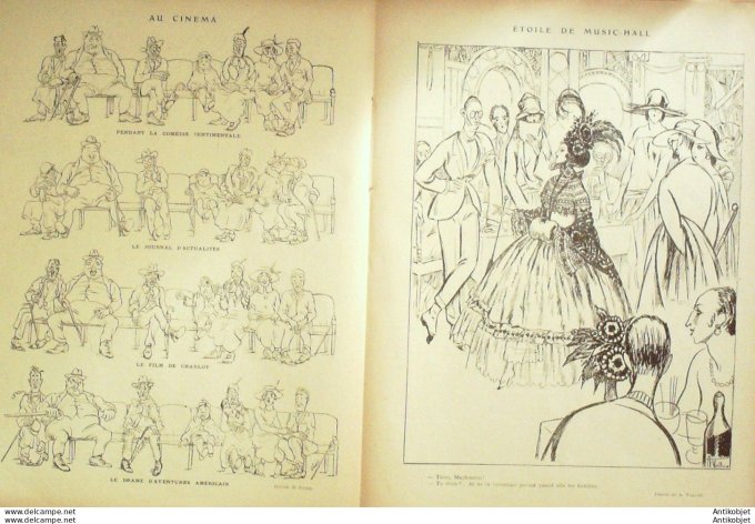 Le Rire 1922-02-11 # 158 Journal humoristique Ed.Originale Music-Hall