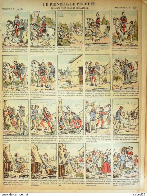 Le Prince & Le Pecheur (Pellerin d'epinal)