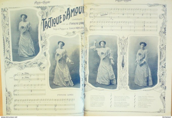 Paris qui chante 1904 n° 60 Lorée Delmet Blés Chepfer Rob parfait Juteux