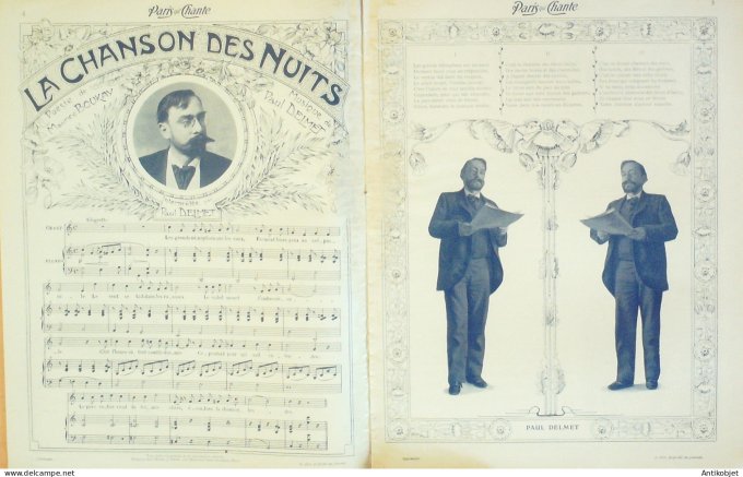 Paris qui chante 1904 n° 60 Lorée Delmet Blés Chepfer Rob parfait Juteux