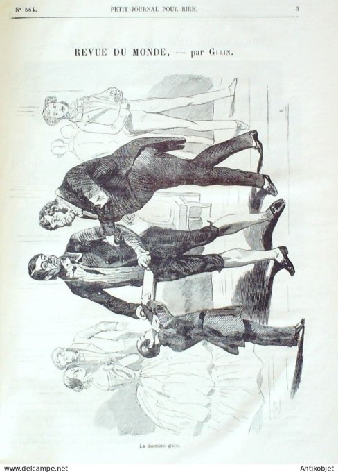 Petit journal pour Rire 1864 # 564 Un sacrifice a la Patrie Randon