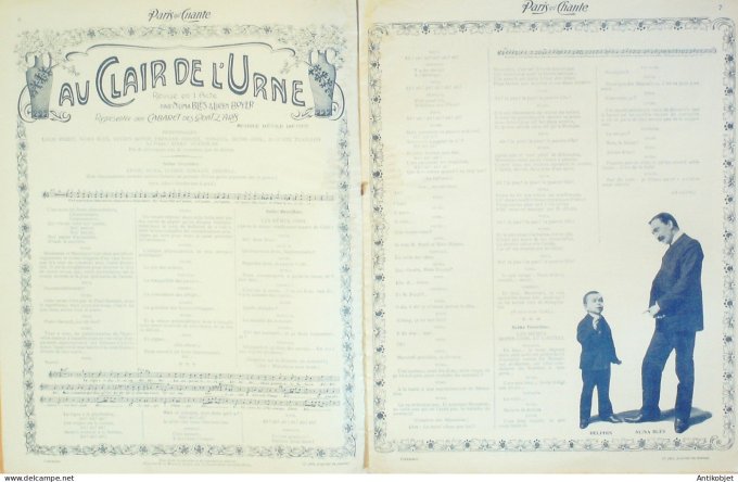 Paris qui chante 1904 n° 60 Lorée Delmet Blés Chepfer Rob parfait Juteux