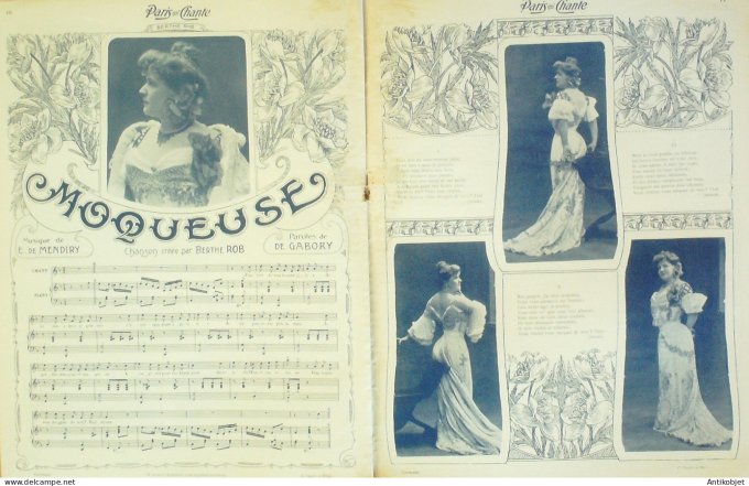 Paris qui chante 1904 n° 60 Lorée Delmet Blés Chepfer Rob parfait Juteux