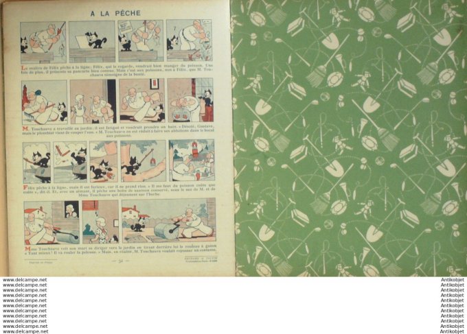 Felix le chat et Furioso Hachette Sullivan 1939 Eo