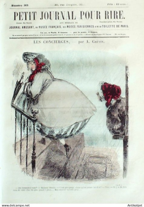 Petit journal pour Rire 1862 # 369 Croquis militaires Randon