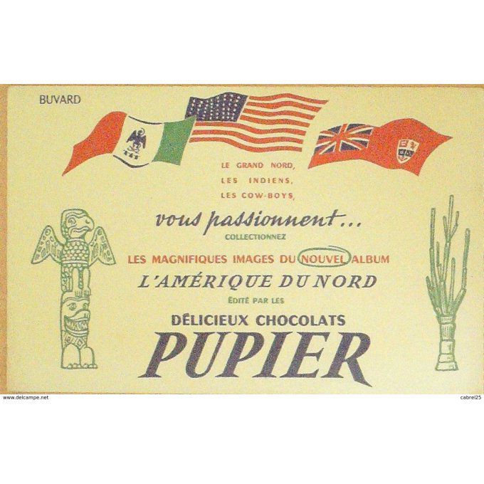 Buvard PUPIER Chocolat