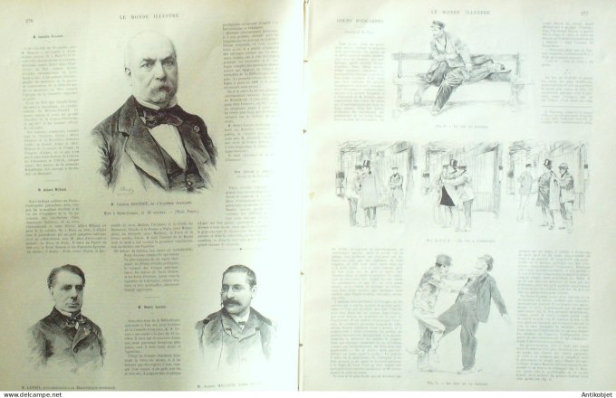 Le Monde illustré 1892 n°1857 Marseille (13) Espagne Séville Madrid Chicago World's Columbian