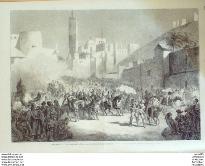 Le Monde illustré 1872 n°786 Espagne Tarragona Guipuzcoa Algérie Oran Mulhouse (68) Nantes (44) Ital