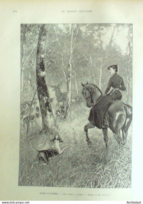 Le Monde illustré 1892 n°1857 Marseille (13) Espagne Séville Madrid Chicago World's Columbian