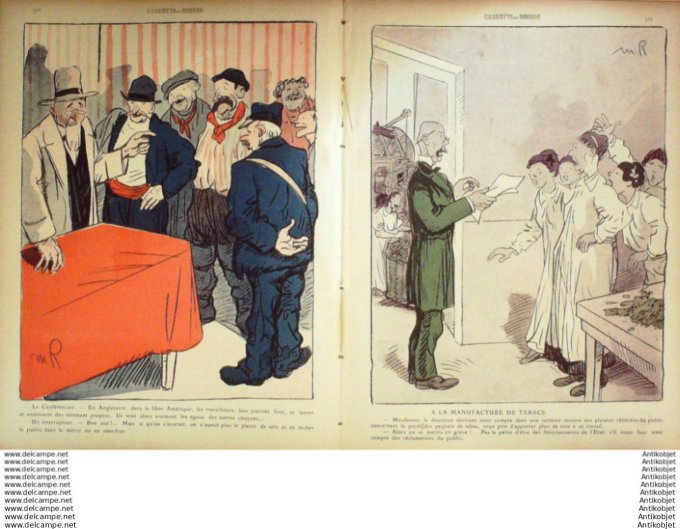 L'Assiette au beurre 1910 # 489 Ce pauvre public Metivet Radiguet