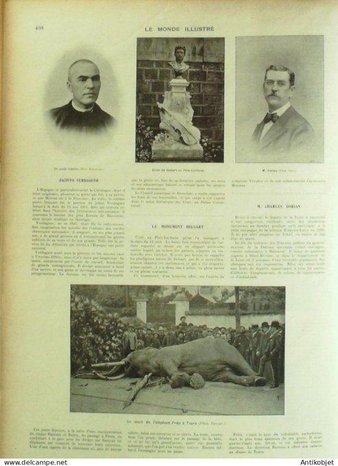 Le Monde illustré 1902 n°2360 Tunis Ali-Bey Afrique-Sud Heilbron Suisse Lucerne Lille (59) Marienbou