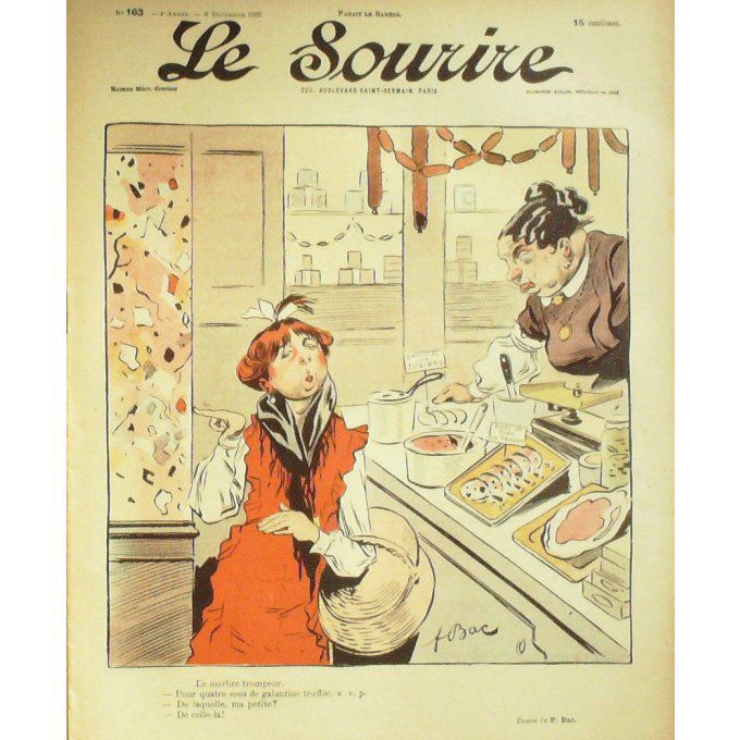 Le Sourire 1902 n°163 BAC FERNEL HUARD DESTEZ JOEL FLORES