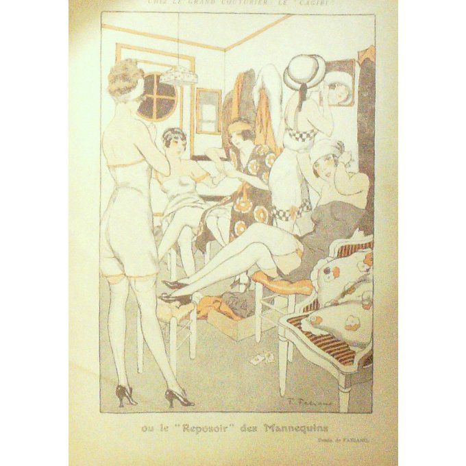 FABIANO-COUTURIER le CAGIBI, MANNEQUINS-1920