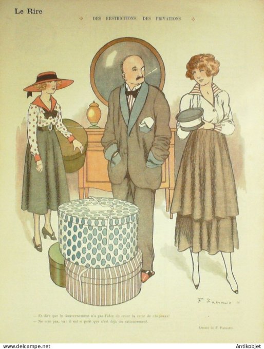 Le Rire Rouge 1917-05-26 # 132 Journal humoristique Ed.Originale Frau Dalila