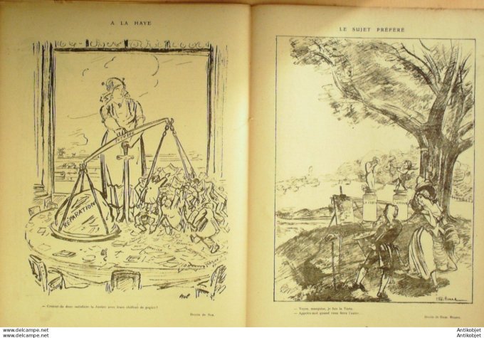 Le Rire 1922-07- 1 # 178 Journal humoristique Ed.Originale La Haye