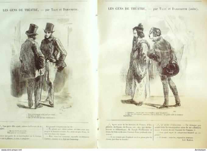 Petit journal pour Rire 1866 # 586 Les plaisirs du Turf Randon