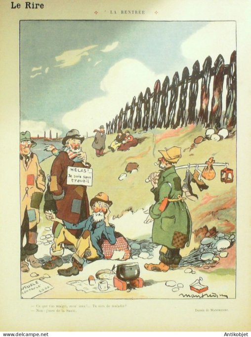 Le Rire 1913-10-25 # 560 Journal humoristique Ed.Originale Concile de Pau