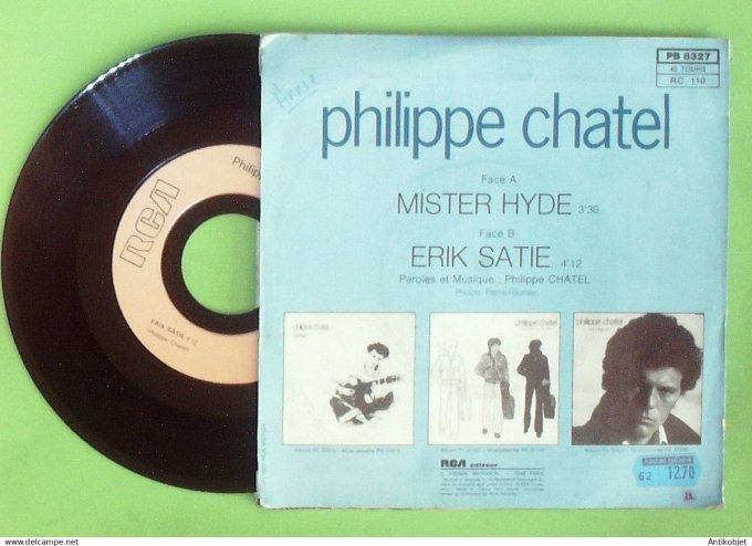 Chatel Philippe 45T SP Mister hyde 1979