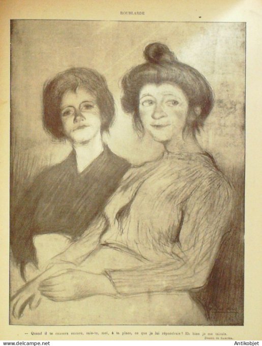 Le Rire 1900-10-27 # 312 Journal humoristique Ed.Originale Compte de la Blanchisseuse