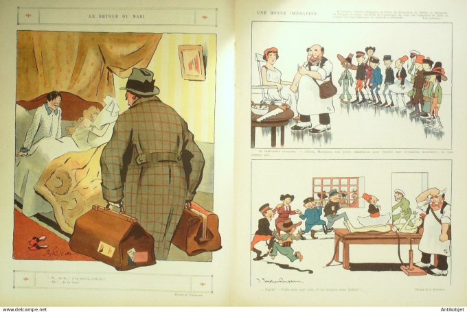 Le Rire 1913-10-25 # 560 Journal humoristique Ed.Originale Concile de Pau