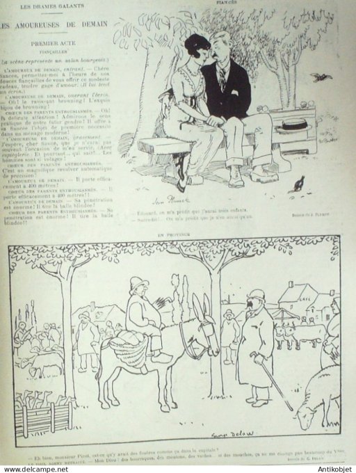 Le Rire 1913-10-25 # 560 Journal humoristique Ed.Originale Concile de Pau
